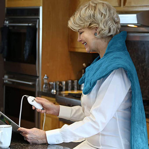 Thermapulse, Relief Wrap Massager with Padded Heating Technology, 2 Heat & 4 Massage Settings, Auto Shutdown