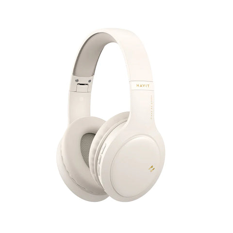 Havit-H633BT Audio series-Bluetooth headphone-(Beige)