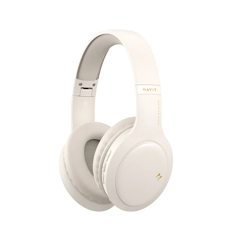 سماعة رأس بلوتوث Havit-H633BT Audio Series - بيج 