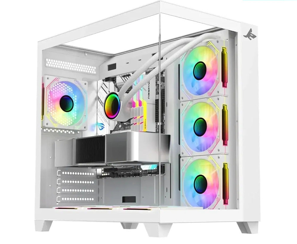 اجميعة كمبيوتر ألعاب قيمنق (Intel Core i5-14400F, RTX 5060 8GB) – رام 16 جيجابايت DDR4، هارد 1 تيرا بايت NVMe، مع نظام Windows 11 Pro