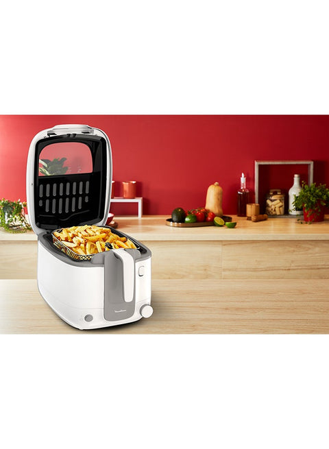 Easy-Cleaning Removable Dishwasher-Safe Parts | Non-Stick Bowl | Odor Filtration |Mess-Free Splatter Protection |2 Years Warranty 2.2 L 1800 W AM310028 White