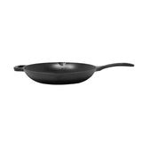 Westinghouse 10.25-Inch Pre-Seasoned Cast Iron Skillet with Pour Spouts – Black