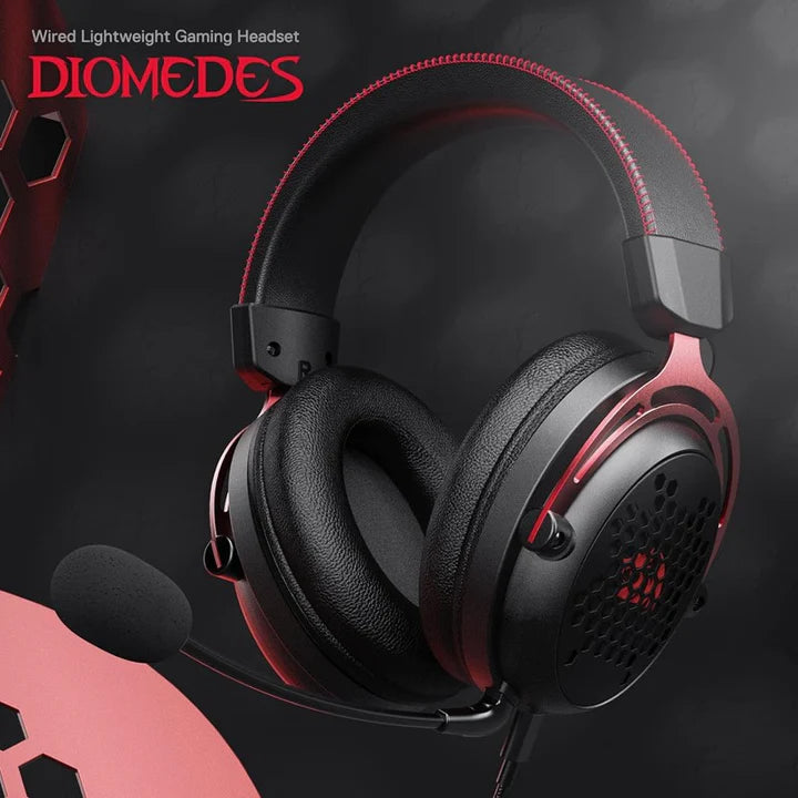 ريدراجون H386، سماعة ألعاب سلكية Diomedes - أسود