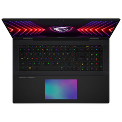 كمبيوتر محمول للألعاب MSI Titan 18 HX A14VIG مقاس 18 بوصة UHD+، 120 هرتز، وحدة معالجة مركزية i9-14900HX، GeForce RTX 4090 16 جيجابايت، ذاكرة وصول عشوائي 128 جيجابايت DDR5