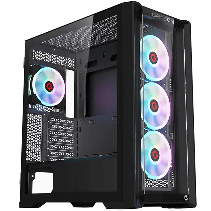 جهاز كمبيوتر ألعاب بمعالج Intel Core i7-14700F، بطاقة رسومات RTX 5060 Ti (8GB)، وذاكرة DDR5 RAM بسعة 32GB