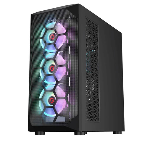 GAMEON Emperor Midnight I Series Mid Tower Gaming Case - Black