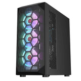 GAMEON Emperor Midnight I Series Mid Tower Gaming Case - Black