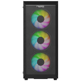 Twisted Minds Apex-03 Mid Tower, 3*120mm ARGB Fan Gaming Case - Black