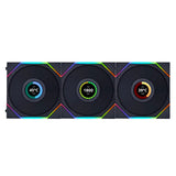 LIAN LI UNI FAN TL LCD 120mm ARGB Cooling Fan with 1.6" LCD Screen (Pack of 3) - Black