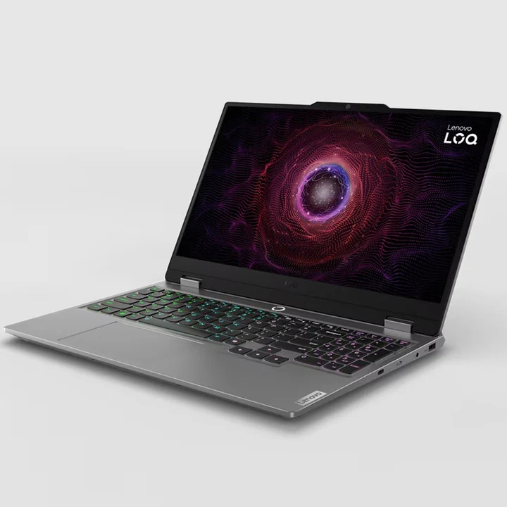 لابتوب الألعاب لينوفو LOQ 15AHP9 15.6" FHD IPS، 144Hz، وحدة المعالجة المركزية Ryzen 7 8845HS، RTX 4060 8GB، ذاكرة الوصول العشوائي 16GB DDR5