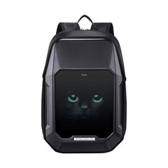 حقيبة ظهر Divoom Cyberbag مع شاشة عرض LED متحركة قابلة للتخصيص مع التحكم في التطبيق - أسود