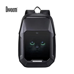 حقيبة ظهر Divoom Cyberbag مع شاشة عرض LED متحركة قابلة للتخصيص مع التحكم في التطبيق - أسود