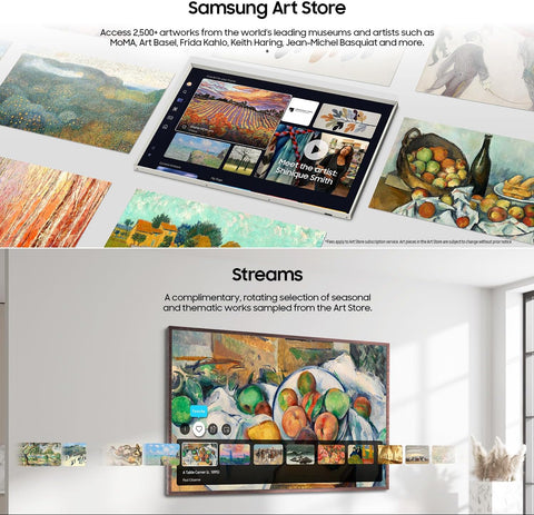 تلفزيون سامسونج الذكي فئة 85 بوصة QLED 4K LS03D من سلسلة The Frame بتقنية Quantum HDR - مفتوح الصندوق (ضمان 14 يومًا)