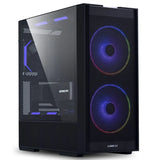 LIAN LI LANCOOL 206 ATX Mid Tower Gaming PC Case (2 ARGB Fans Included) - Black