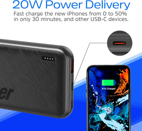 Buy Energizer UE10055PQ_BK, 10000mAh Power Bank , Black Online in Be3ah Kuwait