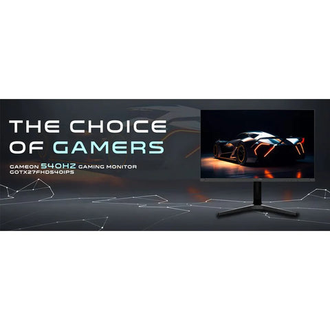 GameOn GOTX27FHD540IPS, Titan Pro X Series 27" FHD, 540Hz, MPRT 0.5ms, HDMI 2.1, Fast IPS Gaming Monitor (Supports PS5) - Black