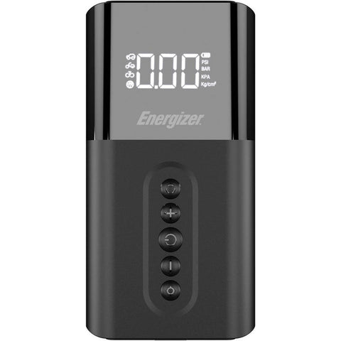 Energizer Portable Air Compressor- 4 Operational Modes, 6000 mAh- Power bank - Black