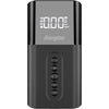 Ultimate Portable Air Compressor- 4 Operational Modes- LCD Display- 6000 mAh- Power bank Capability- 150 PSI Max- Black