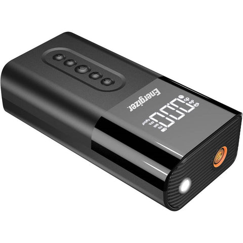 Energizer Portable Air Compressor- 4 Operational Modes, 6000 mAh- Power bank - Black