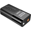 Ultimate Portable Air Compressor- 4 Operational Modes- LCD Display- 6000 mAh- Power bank Capability- 150 PSI Max- Black