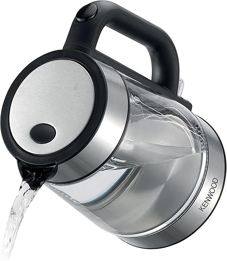 KENWOOD KETTLE GLASS 1.7L 2200W BLK - ZJG08.000CL