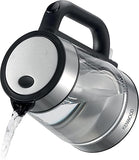 KENWOOD KETTLE GLASS 1.7L 2200W BLK - ZJG08.000CL
