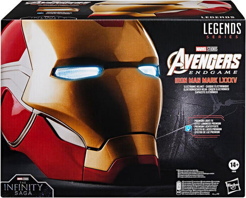Hasbro F9016, Marvel Legends Series Iron Man Premium Electronic Helmet with Light FX