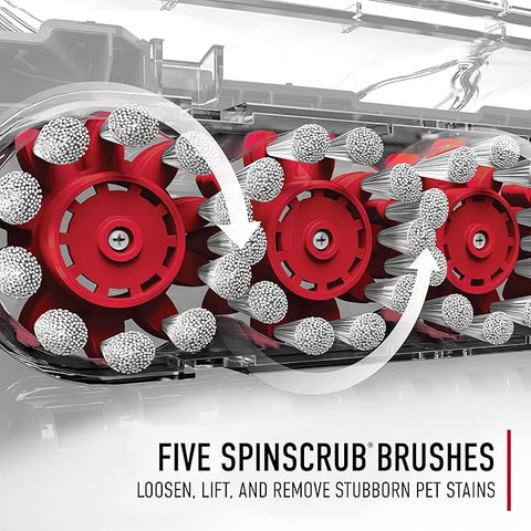 Hoover Carpet Washer Power Scrub Xl+ With Spinscrub Technology Quick Dry Time