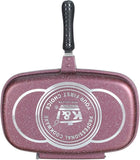 K&I Granite Double Sided Grill Pan (Open Box) - Purple