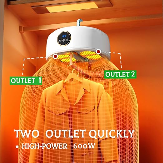Portable Clothes Dryer – Compact Foldable Dryer for Home, Travel & Apartments SH-009