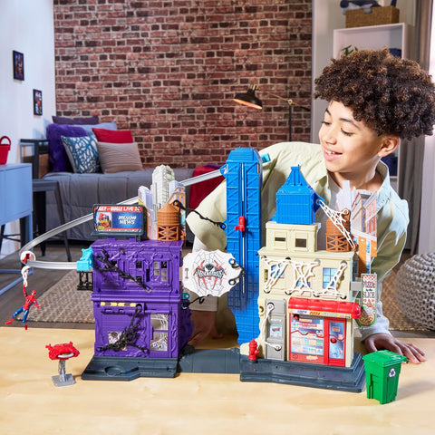 Hasbro G0737, Marvel Spider-Man VenomVersus Web Slinging City Playset