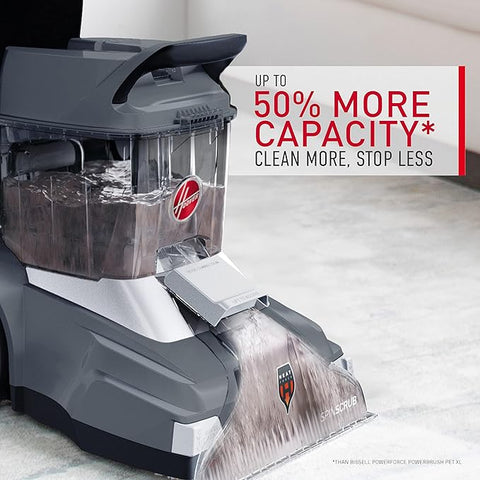 Hoover Carpet Washer Power Scrub Xl+ With Spinscrub Technology Quick Dry Time