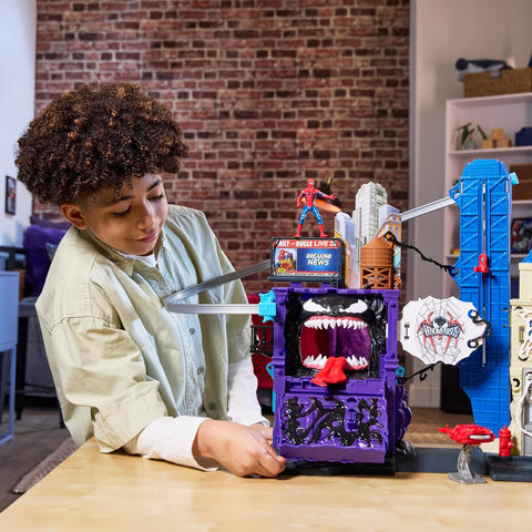 Hasbro G0737, Marvel Spider-Man VenomVersus Web Slinging City Playset