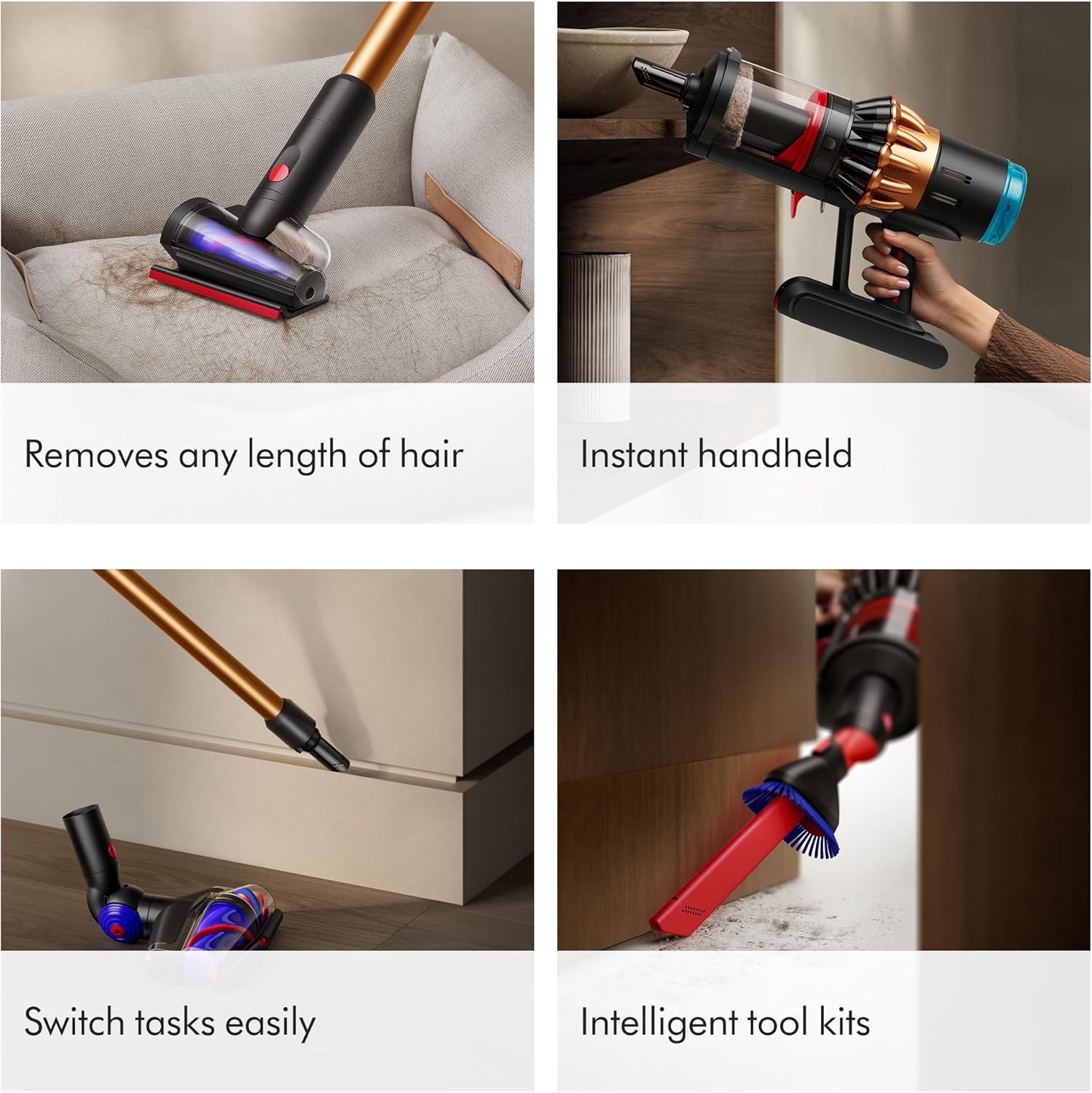 Dyson V16 Piston Animal Submarine Vacuum Cleaner - Black/Copper