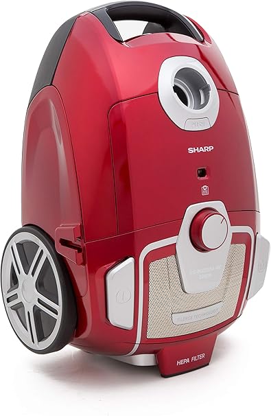 Sharp 3.5 Litres Canister Vacuum Cleaner, 1800W, Color Red Model – EC-BG1805A-RZ