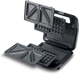 Kenwood Sandwich Maker 3 Plates 750W BKMTL - SMM02.000SI