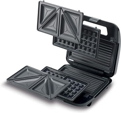 KENWOOD S-WICH MAKER 3 PLATES 750W BKMTL - SMM02.000SI