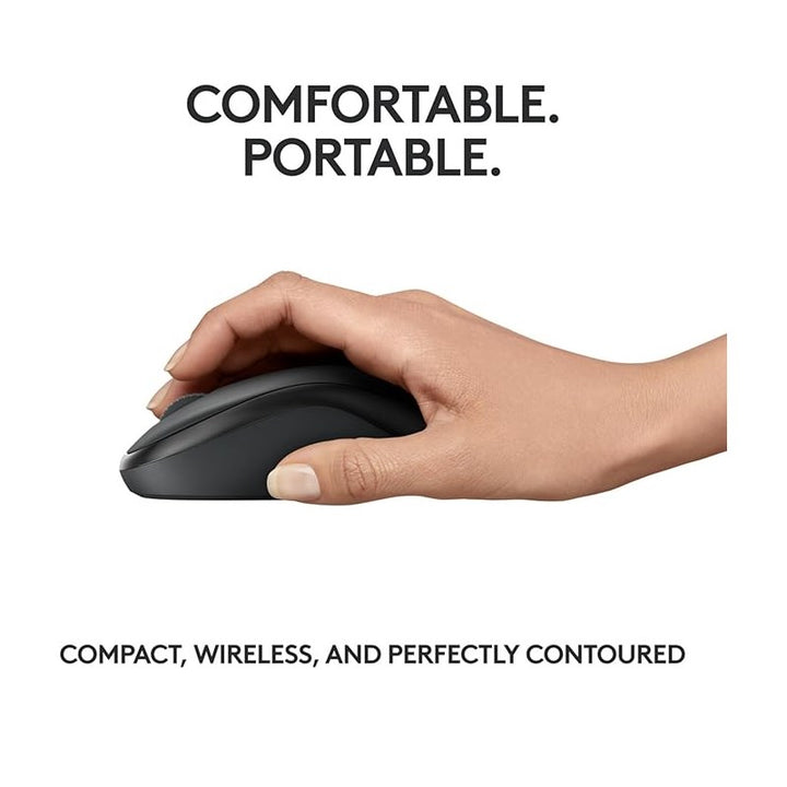 ماوس Logitech M241 Silent بلوتوث لاسلكي صامت للاستخدام اليومي – رمادي غرافيت