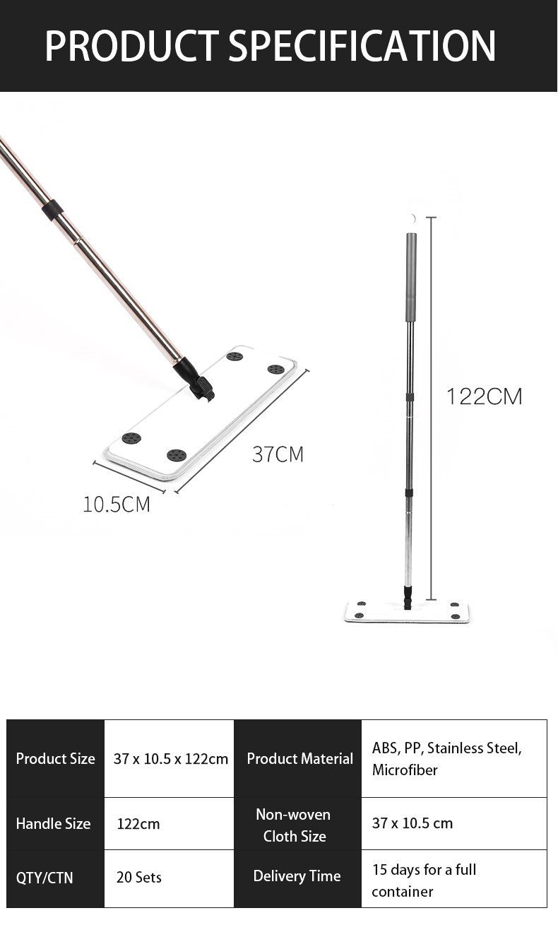 Flat Mop Dry & Wet Dual Use