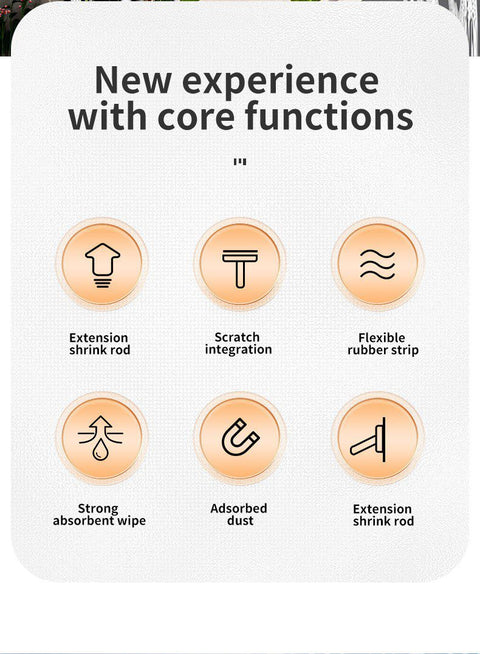 2 in 1 Window Cleaner + Wiper WYL-826