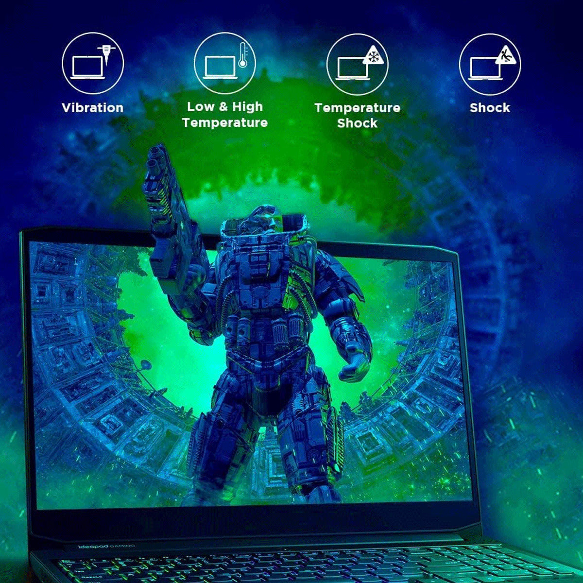 لينوفو ايديا باد جيمنج 3 (15ACH6) AMD Ryzen 5 5500H، GeForce RTX 2050 4GB، 8GB RAM