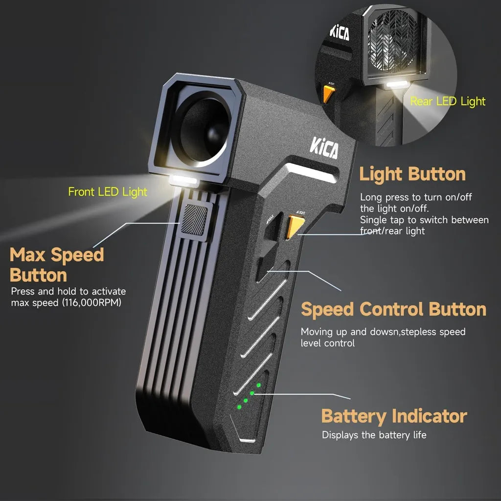 KiCA Jet Fan Ultra - Black
