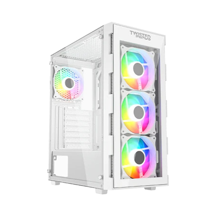 Setup Bundle:Pc Core i5-12400F,RTX 5060,16GB Sades Monitor 24",FHD,200Hz,0.5ms,HDMI 2.1,VA, Gaming Table 120*60*75cm with RGB Light with Gamax Gaming Chair Model 1-LT001L (White)