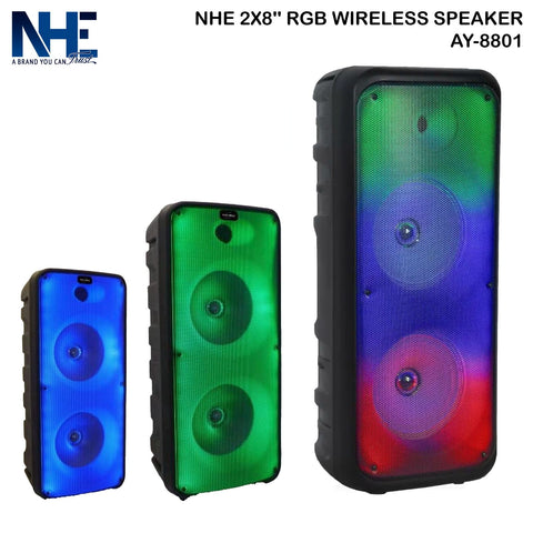 NHE 2x8 RGB Wireless Speaker AY-8801