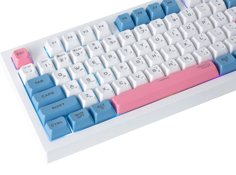 Twisted Minds Spectrum Pro Series 75% Compact Size 87 keys Wireless Membrane Keyboard - (English / Arabic) Layout