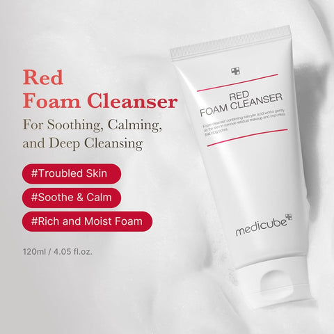 Medicube, Red Foam Cleanser, 120ml
