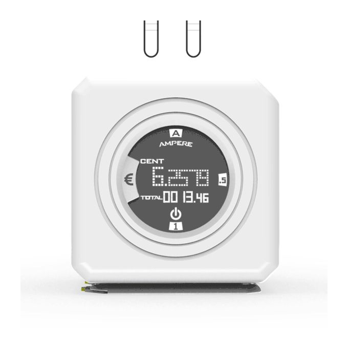 PowerCube Original Monitor UK – 4-Socket Wall Power Cube with Energy Monitoring