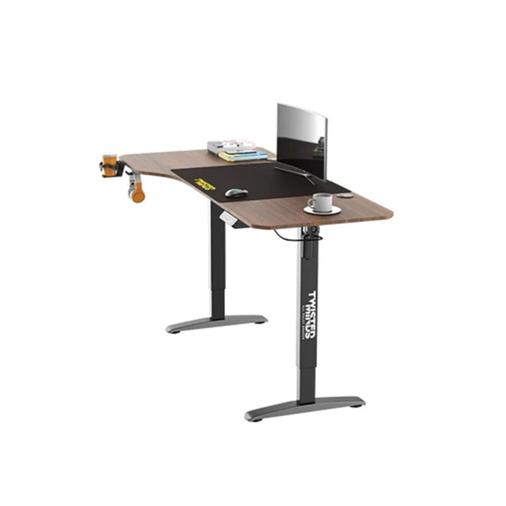 Twisted Minds T Shaped Gaming Desk Electric - Height Adjustable - Left 160 x 75 x (74~119) cm