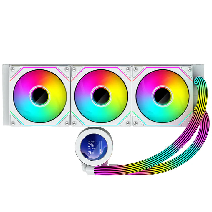 GAMEON KRAKEN N360 360mm LCD Display Liquid CPU Cooler With ARGB Tube