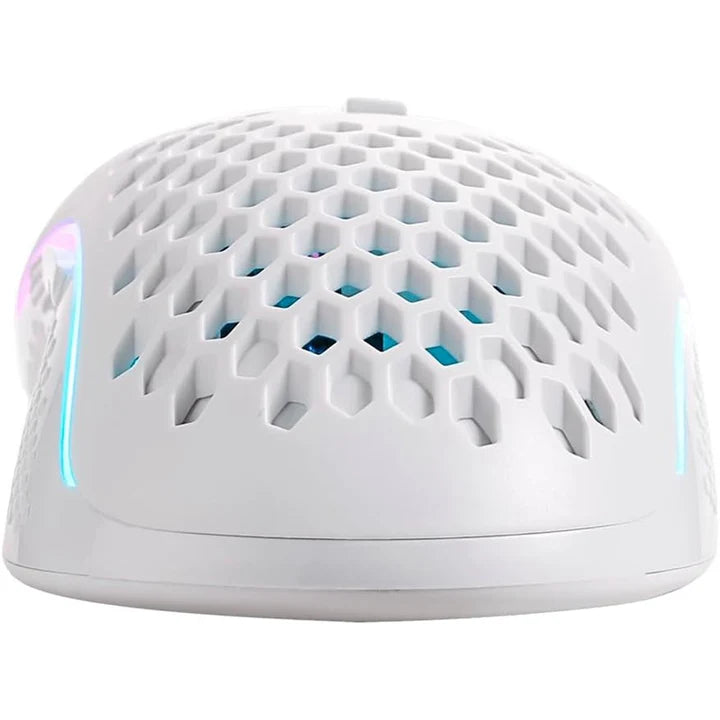ريدراجون M808، فأرة ألعاب KS Storm Pro مزدوجة الوضع (سلكية & لاسلكية) بإضاءة RGB – أبيض